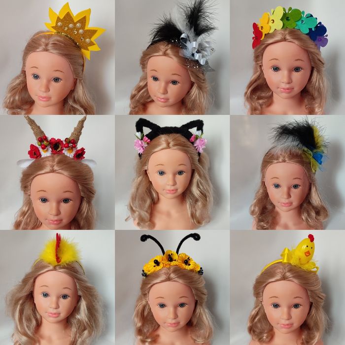 Обруч сонце,обруч метелик,бджілка, гусінь,киця,зайчик