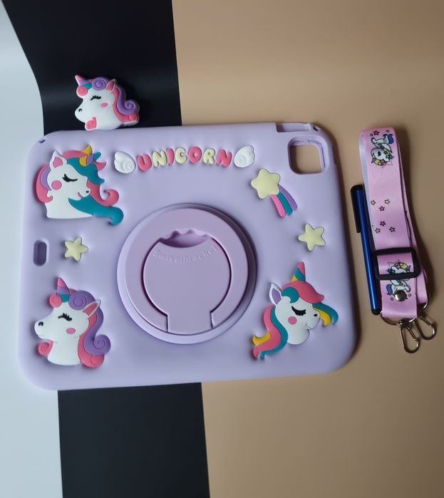 Etui EspZanthic do iPad Pro 11" (M4, 2024, 5. gen.) z motywem jednoroż