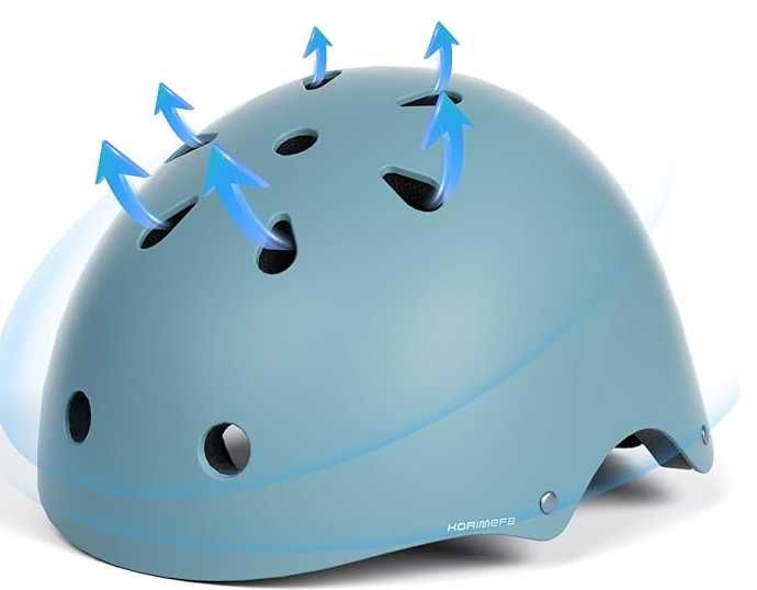 Kask rowerowy 51-54cm Kas  hulajnogę rolki ochraniacze na kolana