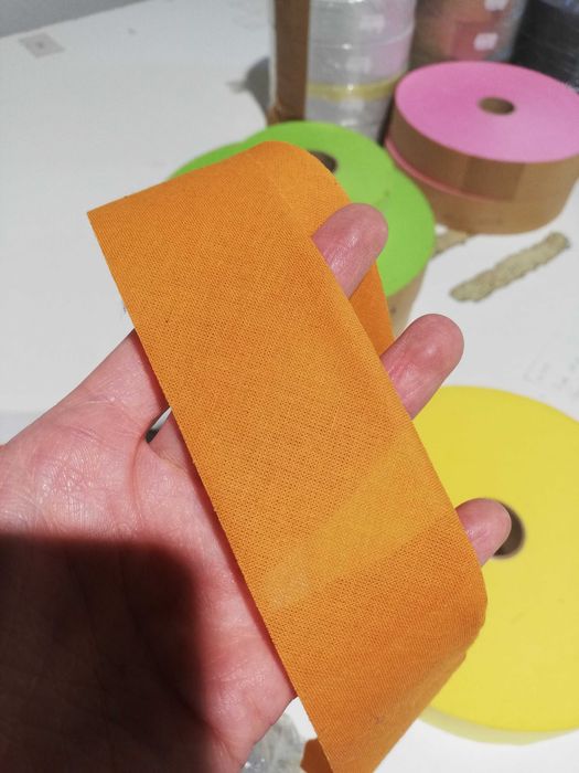 40mm fita de viés algodão 12 cores