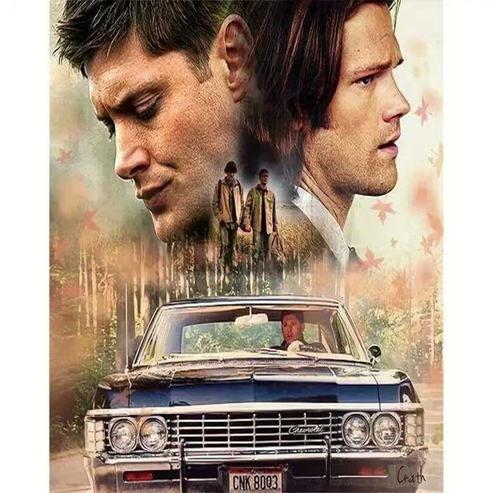 Алмазна вишивка діамантами серіали Дін Сем Джоні Депп Потер Герміона