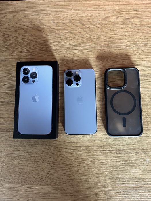 iPhone 13 Pro 100% 128gb Sierra Blue | Górski Błękit | Stan Jak Nowy