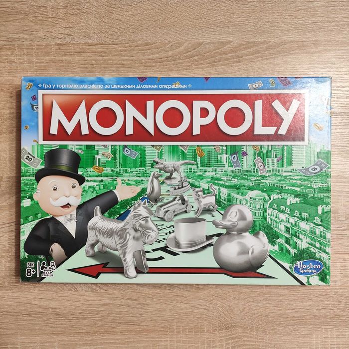 Оригінал українською мовою! Настільна гра Монополія Україна, Hasbro
