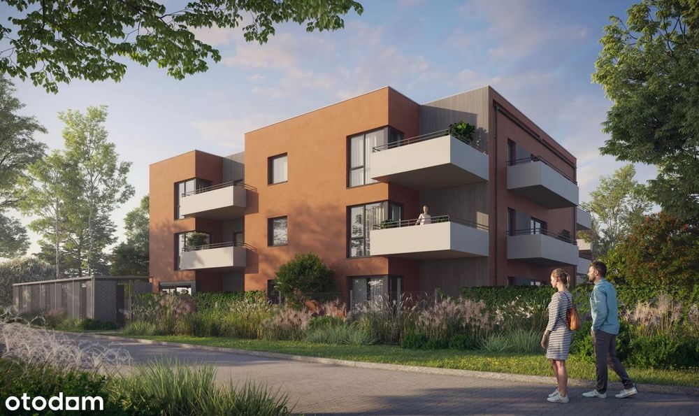 3-pokojowe mieszkanie 58m2 + ogródek