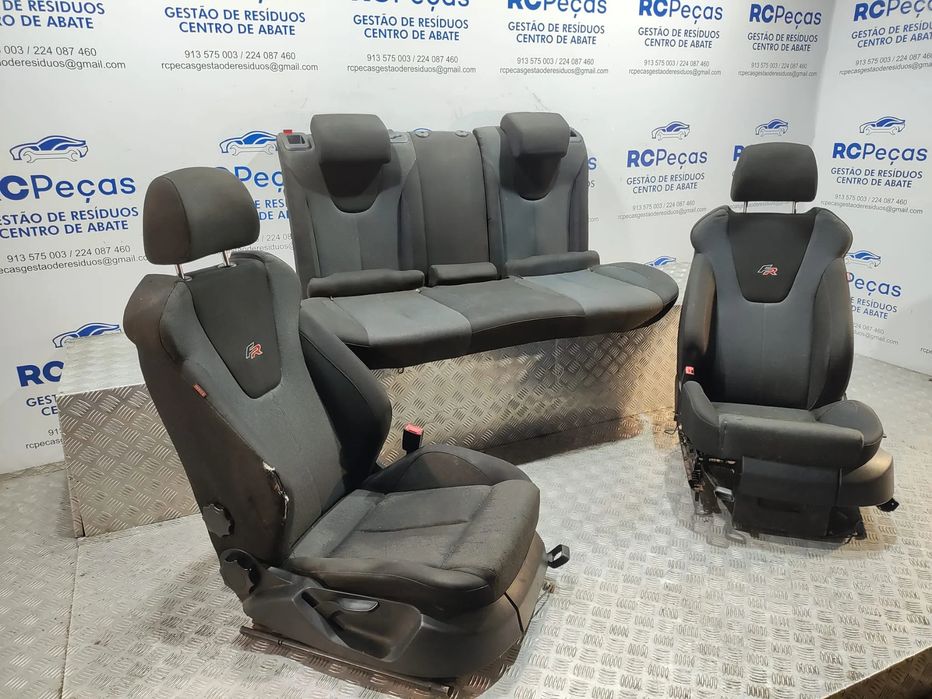 Conjunto Bancos Originais Tecido Seat Leon 1P FR