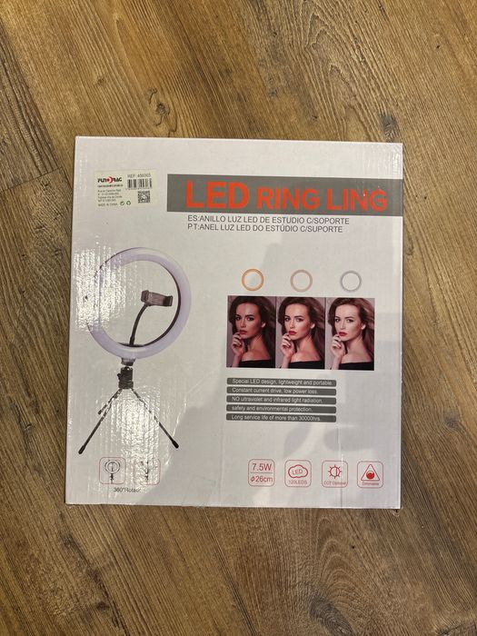 Anel Luz LED com suporte