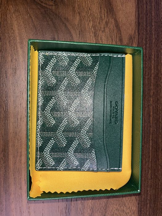 Porta-Cartões Goyard Saint Sulpice – Verde Monogramado
