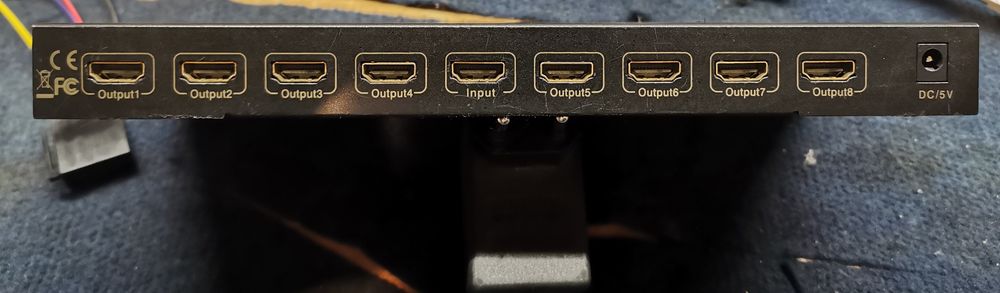 Splitter, rozdzielacz sygnału HDMI 1x8