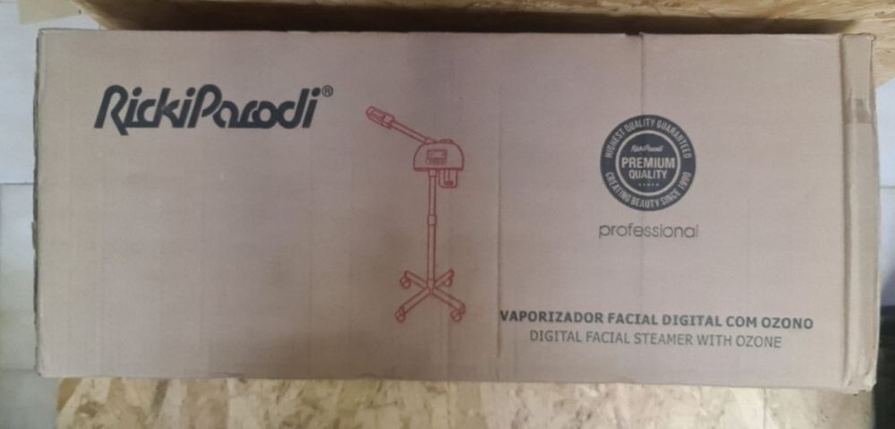 Vaporizador facial digital com ozono