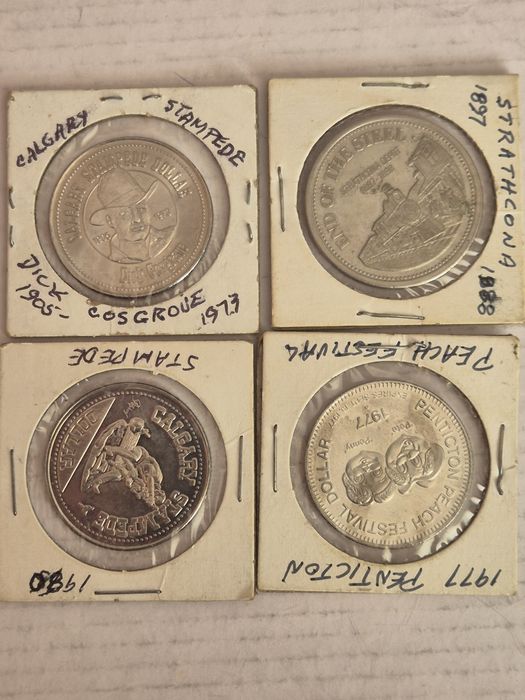 Монети Канада, США, Німеччини