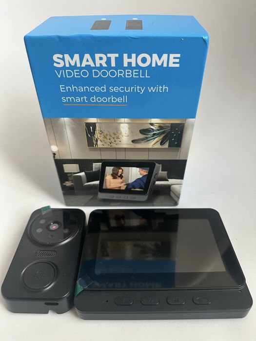 Nowy bezprzewodowy dzwonek wideodomofon ekran 4,3