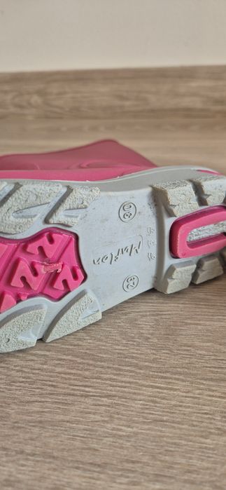 Różowe kalosze dziewczęce Muflon 30