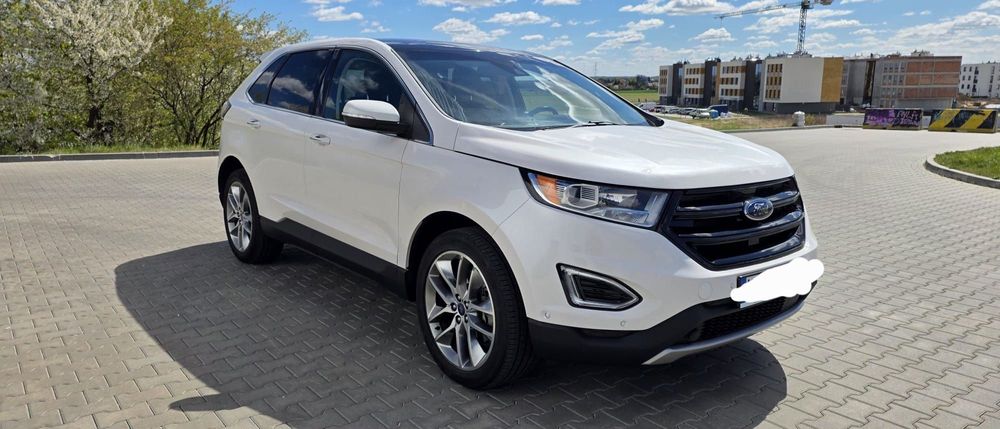 Ford Edge Ford Edge TITANIUM 2.0 EcoBoost + LPG , 2018r. Biała Perła , AWD