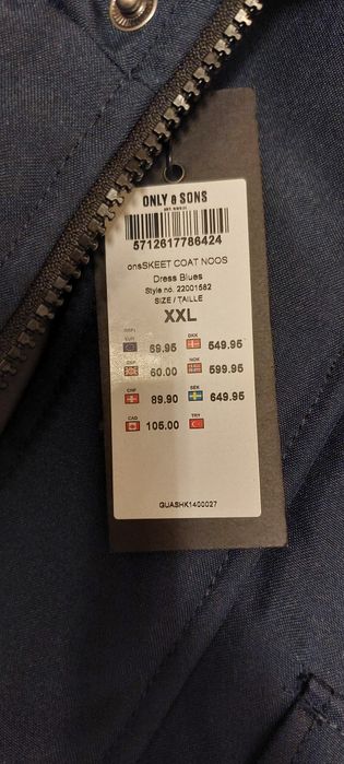 Sprzedam nowa kurtkę Only & Sons z metką