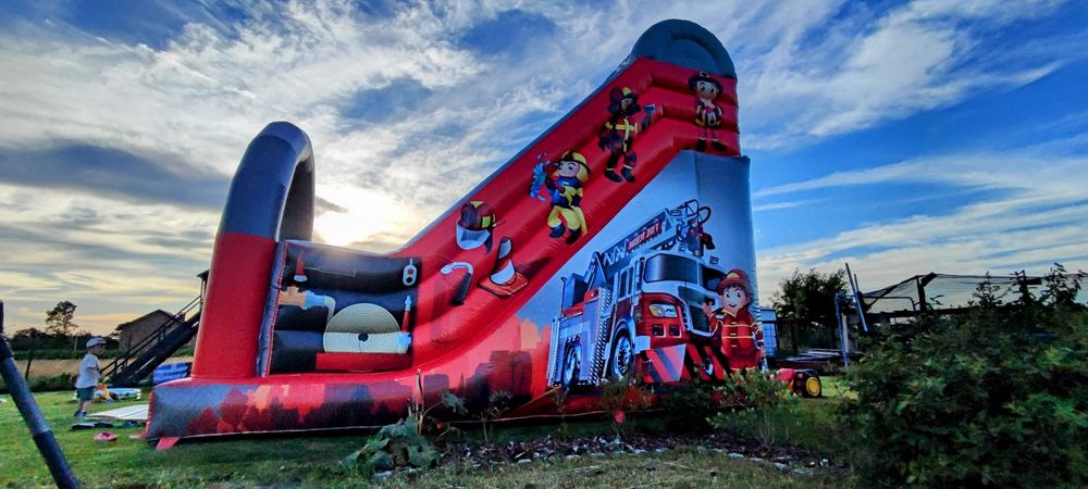 Wynajem dmuchaniec na komunię. Straż Pożarna zjeżdżalnia na imprezy