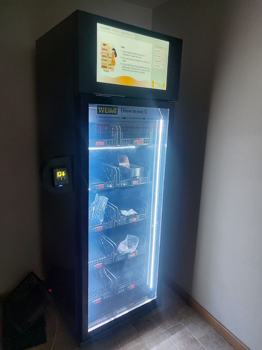 Máquina vending Inteligente de balança-gestao online