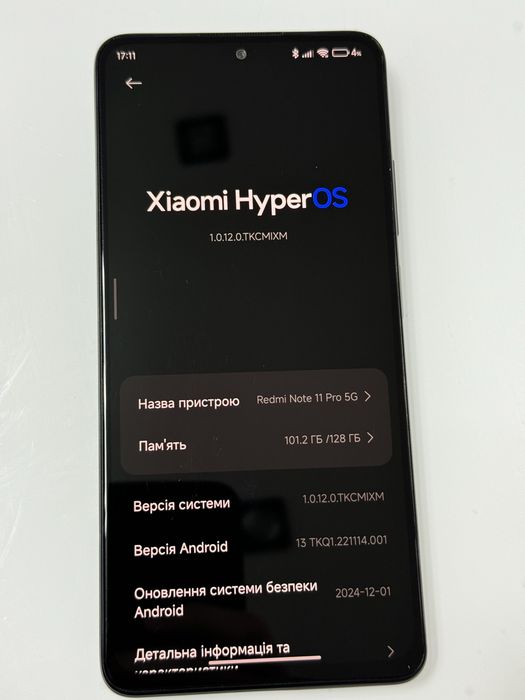 Xiaomi Redmi note 11 5g 8/128