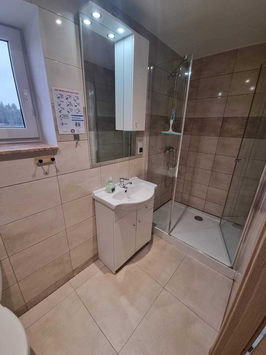 mieszkanie kaszuby, domki na Kaszubach, lasy, kulig