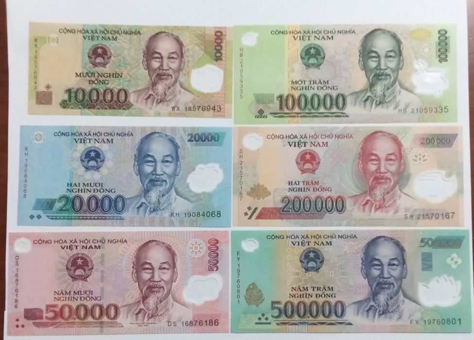 Set notas Vietnam UNC