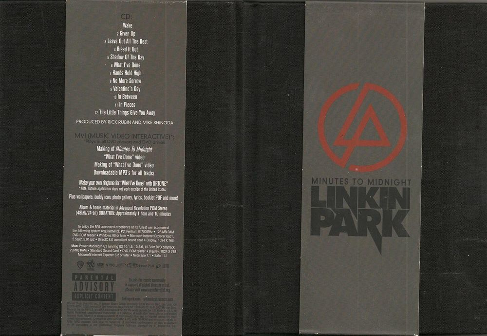 Linkin Park - Minutes To Midnight LIMITED EDITION CD+DVD [USA]