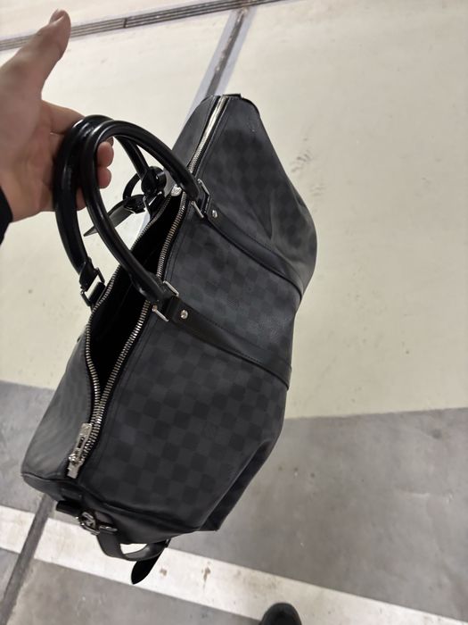Дорожня сумка Damier Graphite, стиль LV, гарний стан