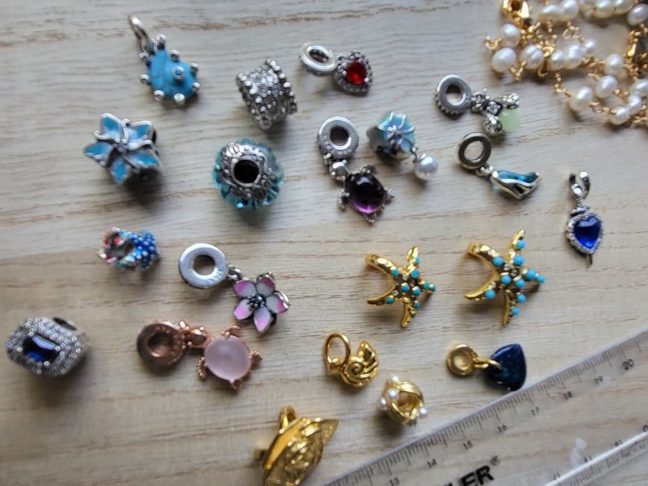 Charms rubinowe serce cudo influenserskie
