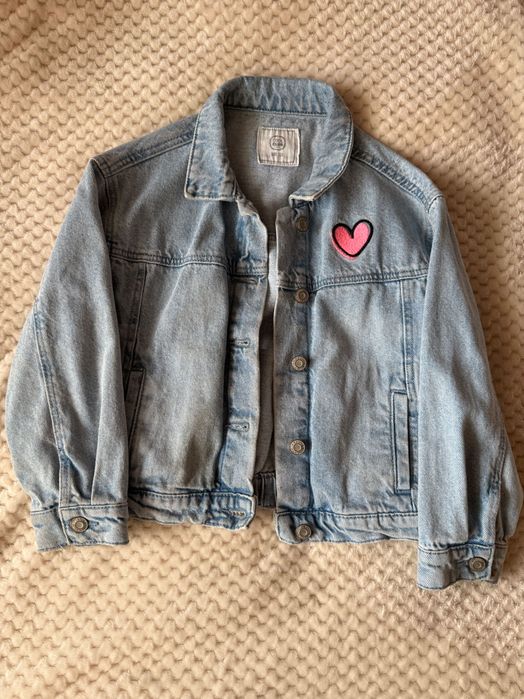 Jeansowa kurteczka dla dziewczynki, 122