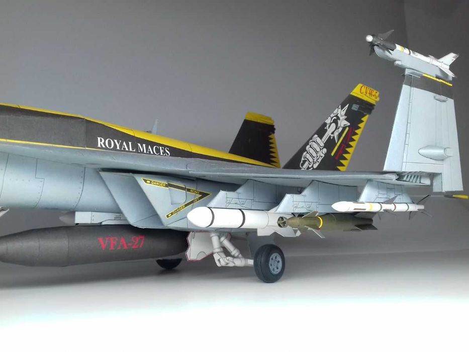 F-18E Super Hornet Model kartonowy Papermodel 1:33 Angraf