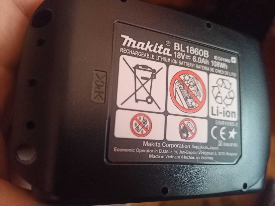 akumulatory do elektronarzędzi MAKITA 6.0ah BL1860B nowe zamiennik