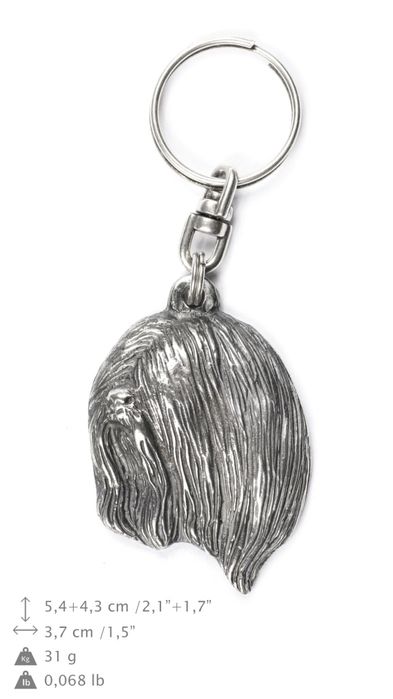 Lhasa Apso brelok do kluczy posrebrzany Art-Dog