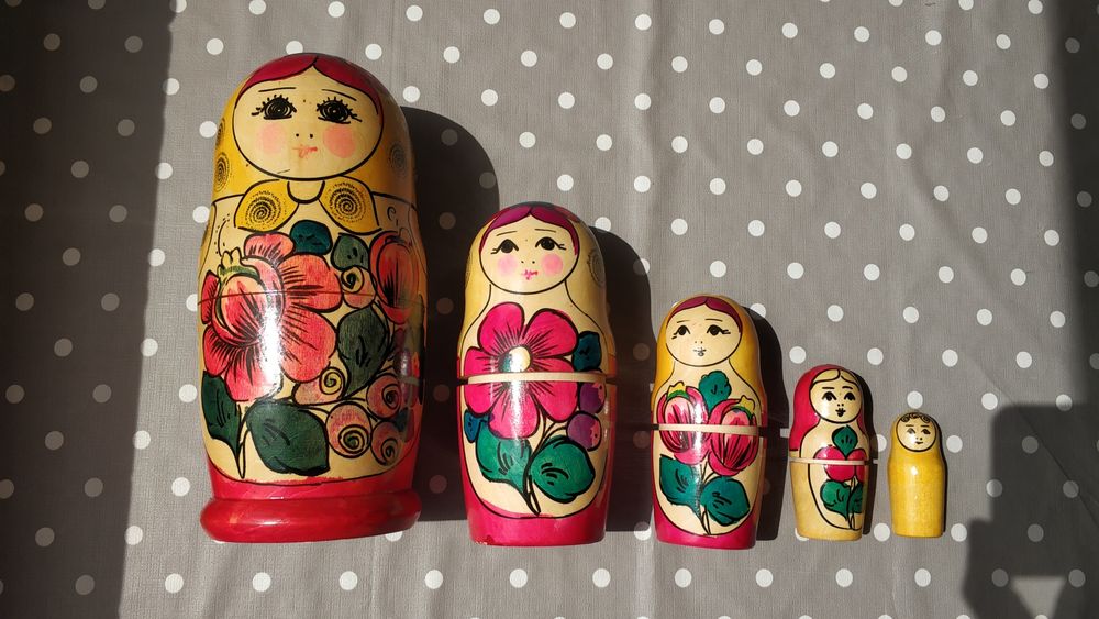 [Novo] Boneca Matrioska - Pack 5