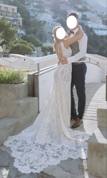 Suknia ślubna „syrenka” Enzoani – model Omaira