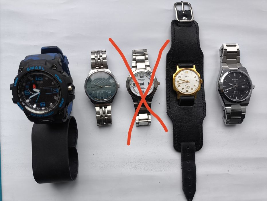 Колекцію годинників tissot, победа, philip persio, ракета, smael