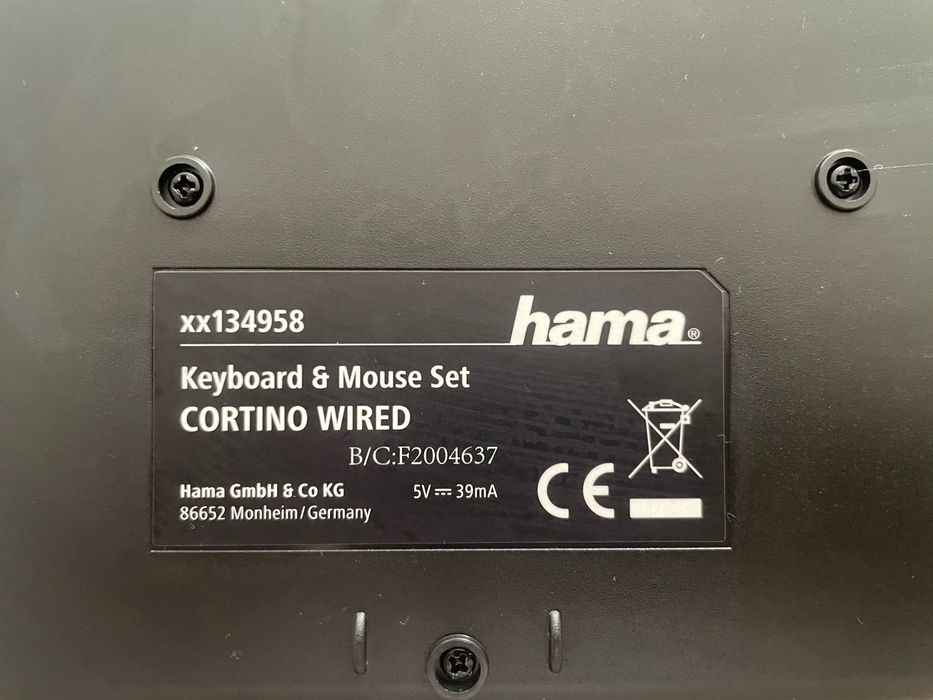 Teclado de como HAMA