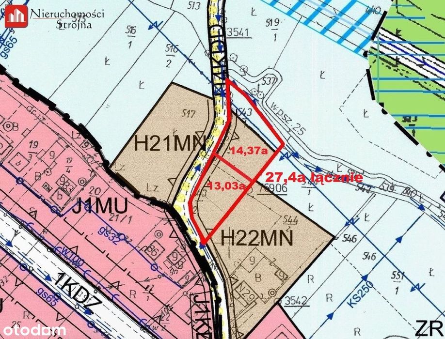 27,4a - Media - Asfalt - tylko 9km od Wieliczki