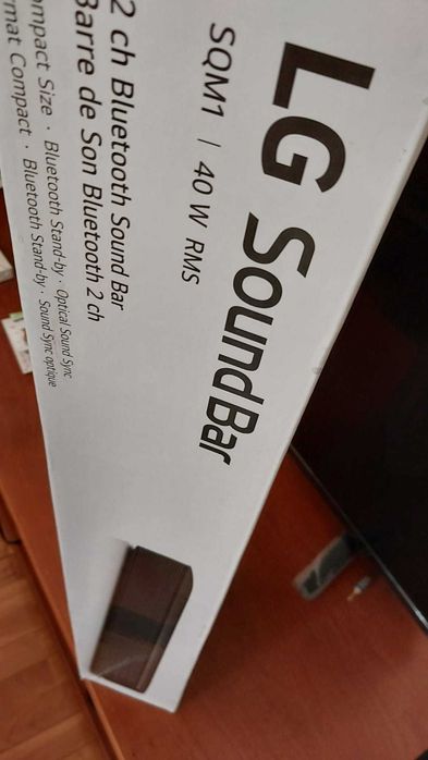 LG SQM1 Barra de Som/ Coluna de Som Bluetooth 40W 2.0 Dolby Digital