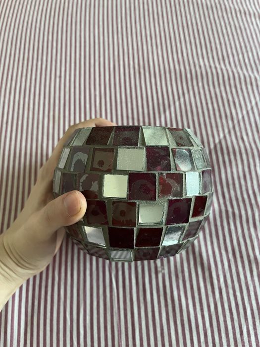 Świecznik dyskotekowa kula