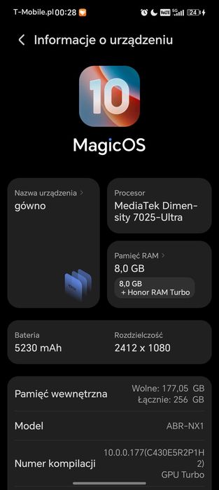 Telefon Honor 400 lite