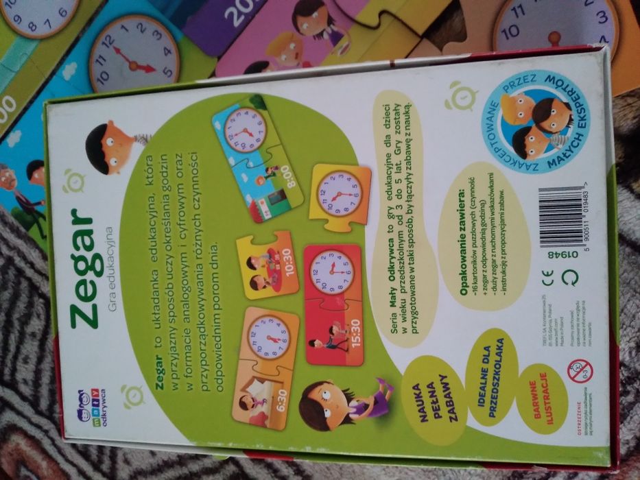 Gra edukacyjna Zegar