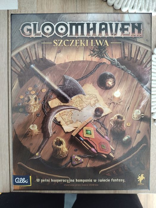 Gloomhaven szczęki lwa, stan bdb, pomalowane figurki