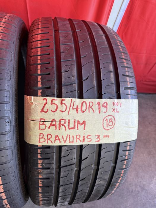 Pneus 255/40/19 Barum Impecaveis