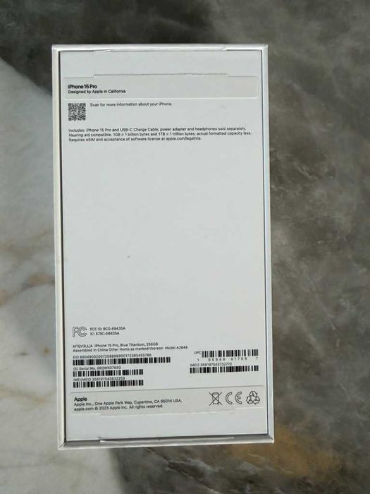Apple iPhone 15 Pro 256GB Titanium Blue