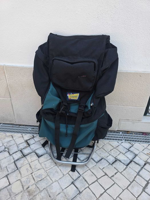 Mochila Visport 90L com estrutura externa em alumínio – Bom estado