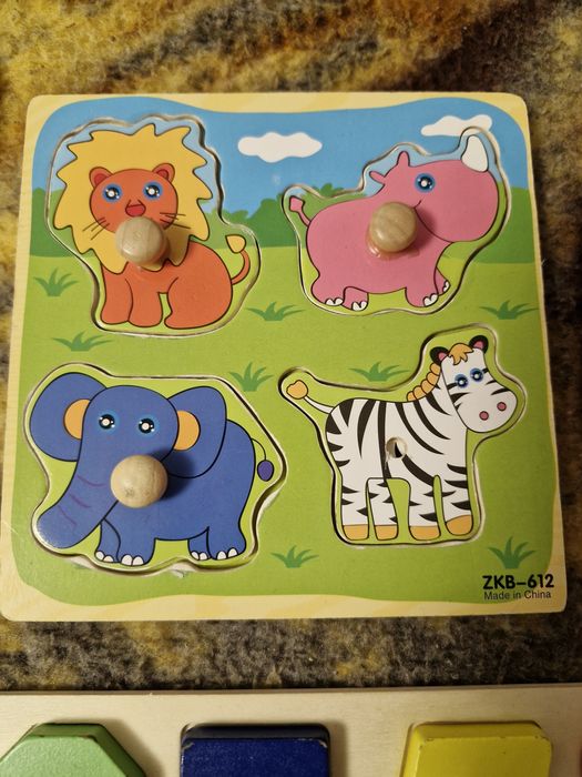 Пазлы вкладыши, сортер, монтессори для детей