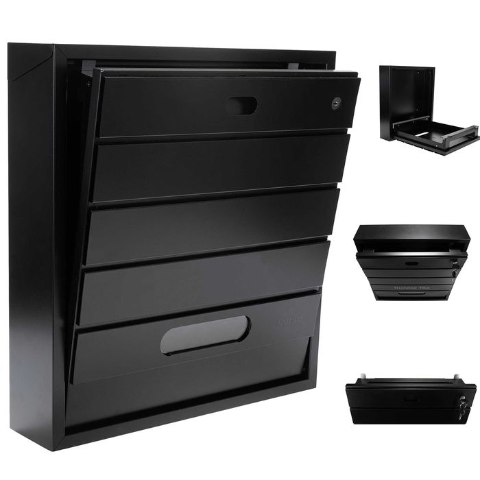 Skrzynka na listy CZARNA BSL-3 DARCO Polski producent MODEL BSL-3