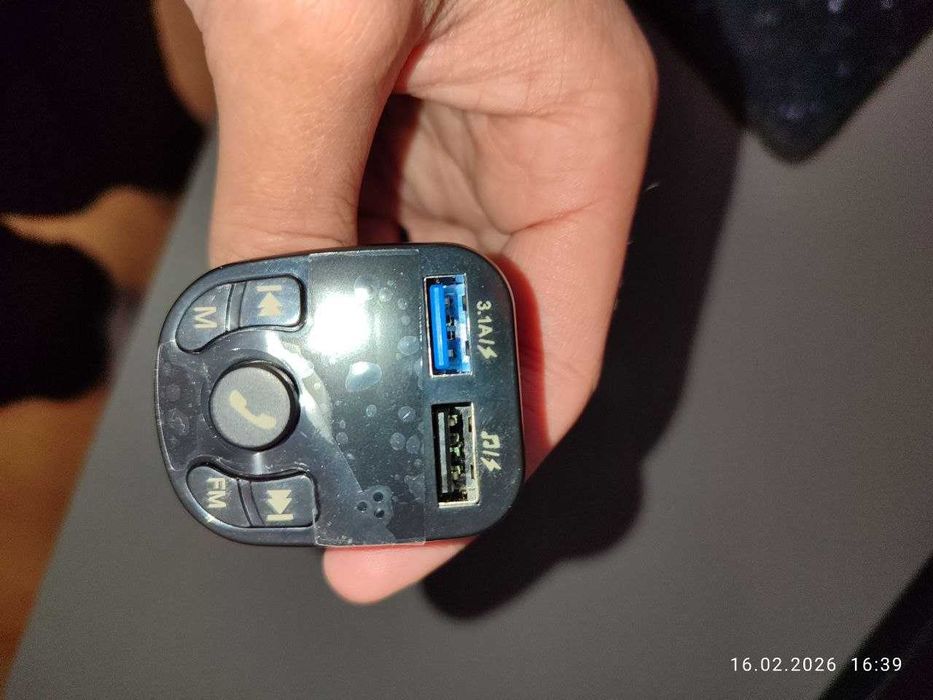 FM-трансмітер Bluetooth 5.0 / Автомобільна зарядка USB