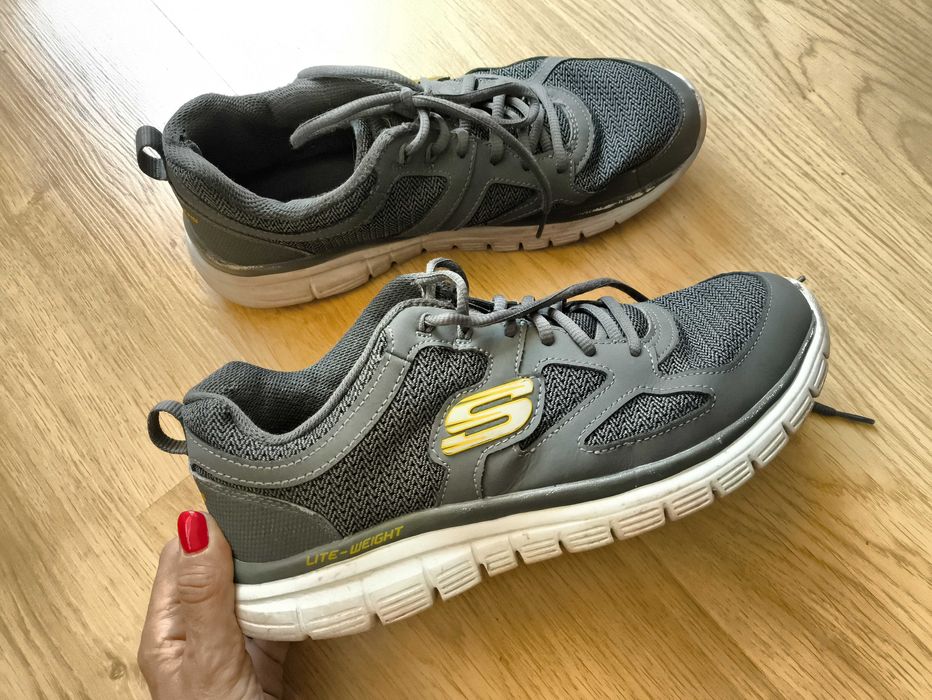 Szare buty Sketchers, rozmiar 42