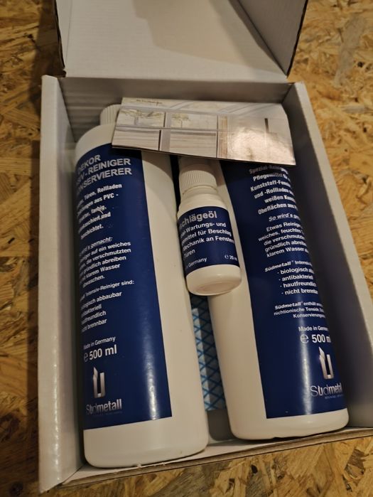 Specjalny preparat do czyszczenia okien z Niemiec . Suedmetall