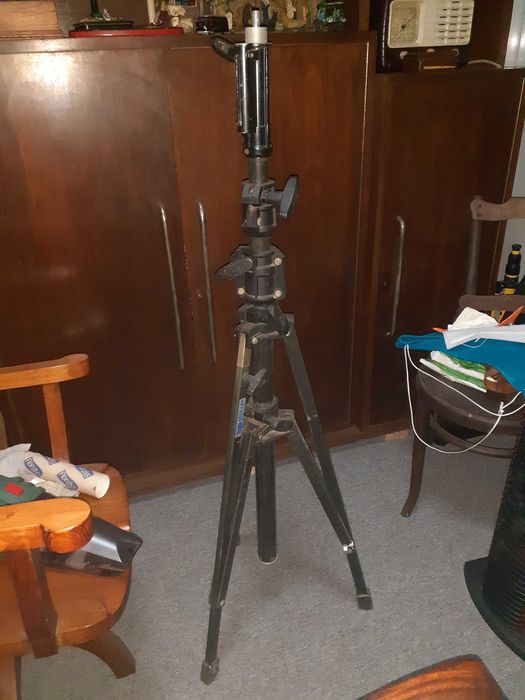 Tripé antigo para cinema ou fotogrfia-TRE-D-Beta-3CS-Modº-3522-