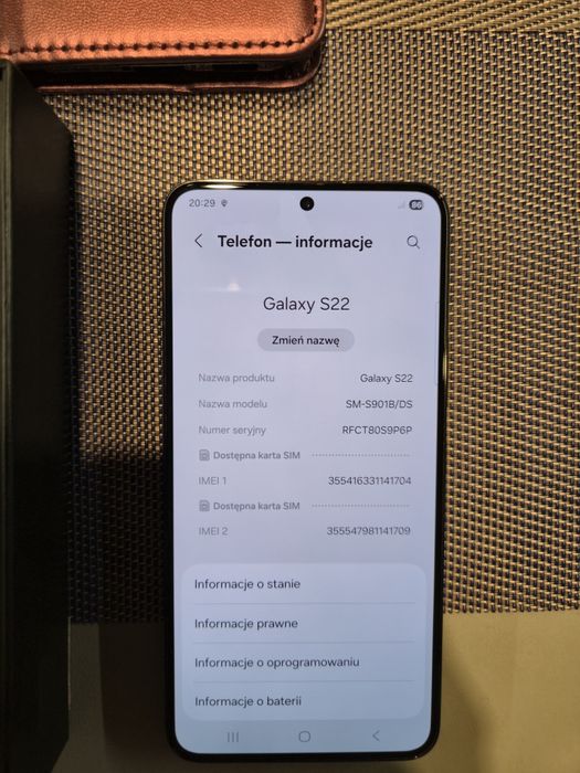 samsung galaxy s22 8gb/128gb czarny+dodatki